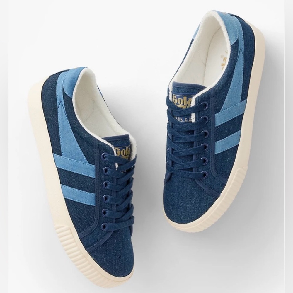 NEW Gola X Talbot’s Women’s Mark Cox Denim Sneakers 39 8 Athletic Shoes